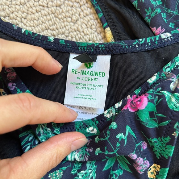 J.Crew 3-piece bikini set in winter garden floral - Picture 5 of 6